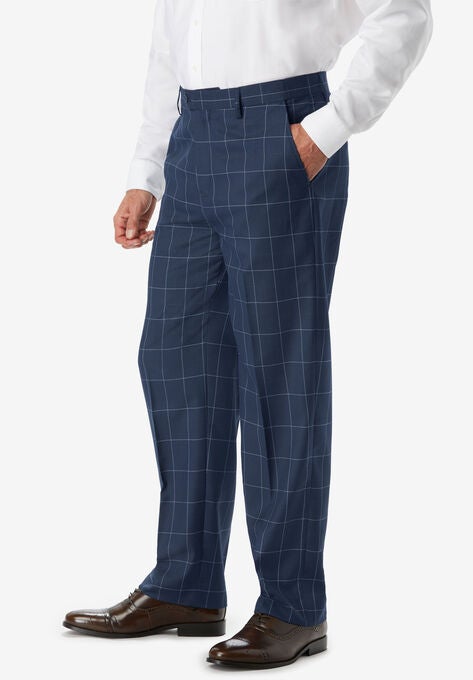 KS Signature Easy Movement® Plain Front Expandable Suit Separate Dress Pants, , alternate image number null