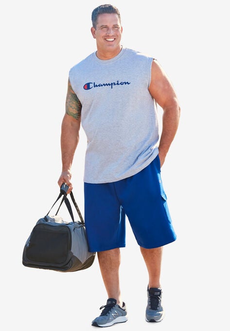 Champion® Script Logo Muscle Tee, , hi-res image number null