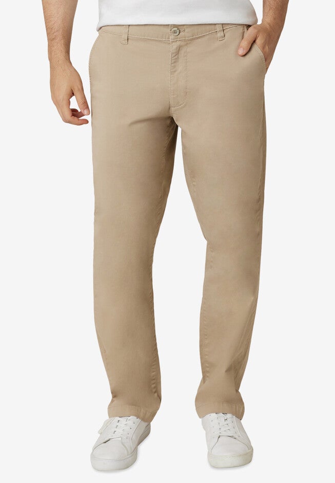 Chaps® Straight Fit Chino Pants, HAMPTON KHAKI, hi-res image number 0