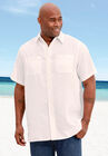 Short-Sleeve Linen Shirt, , alternate image number null