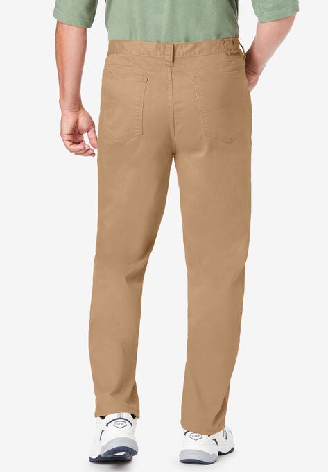 Liberty Blues™ Relaxed Fit Side Elastic 5-Pocket Stretch Jeans, , on-hover image number null