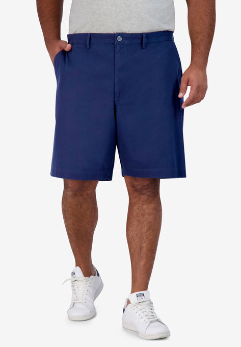 Chaps®. Coastland Wash Stretch 9" Flat Front Short, NIGHT SHADOW, hi-res image number null