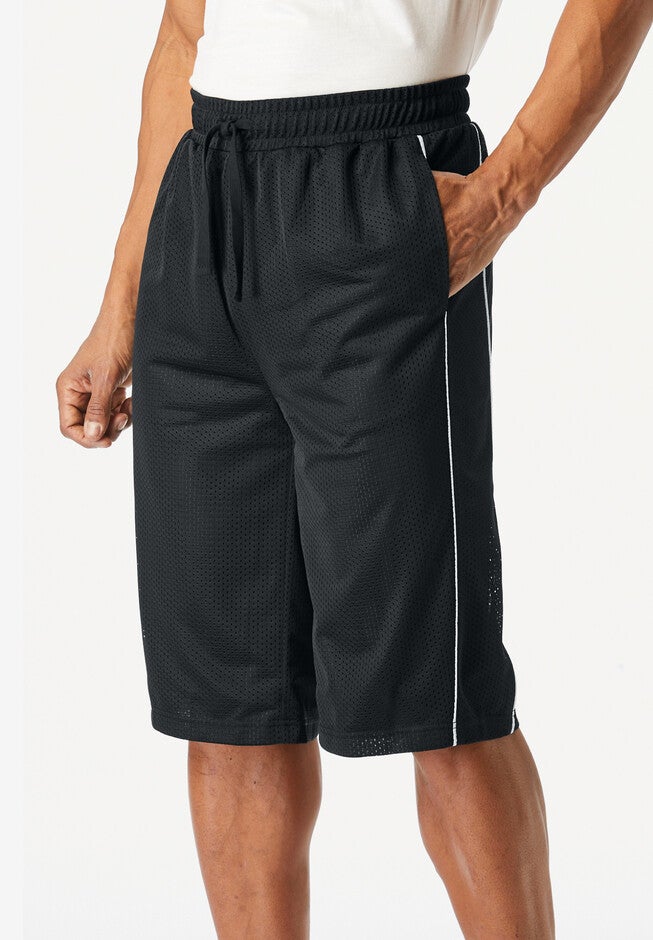 12 inches Mesh Basketball Short, BLACK, hi-res image number null