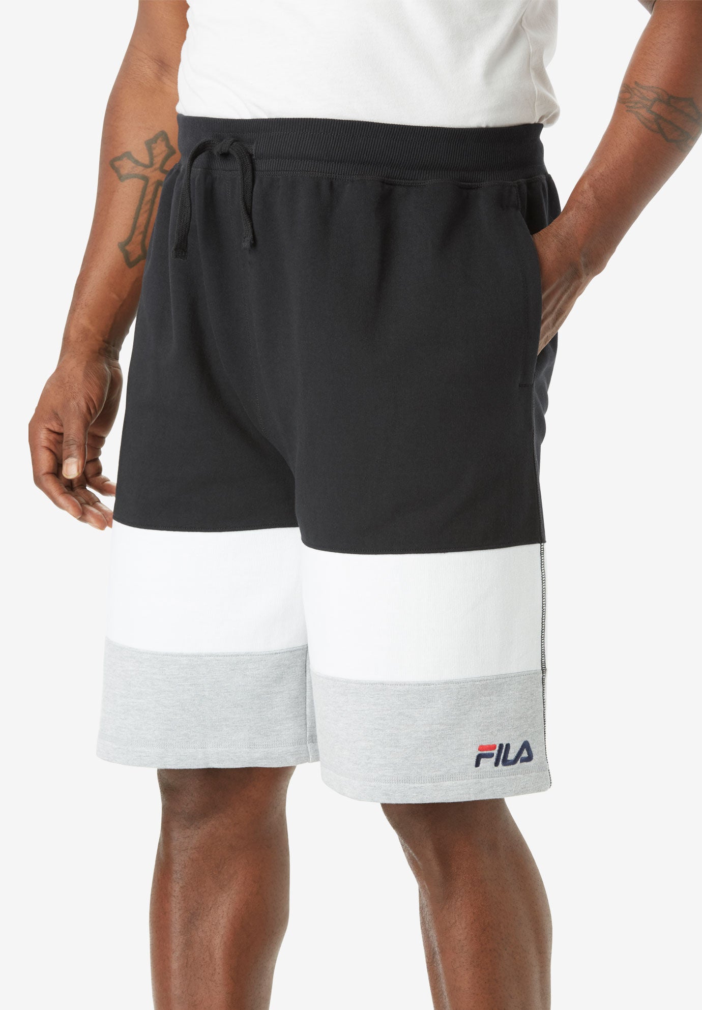 fila fleece shorts