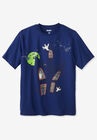 KingSize Seasonal Graphic Tee, HAUNTED, hi-res image number null