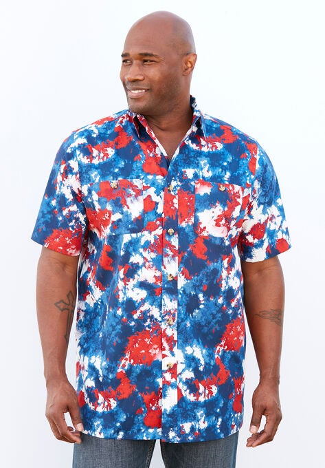Short Sleeve American Sport Shirt, , alternate image number null