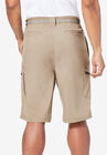 10" Nylon Belted Flex Cargo Short, , on-hover image number null