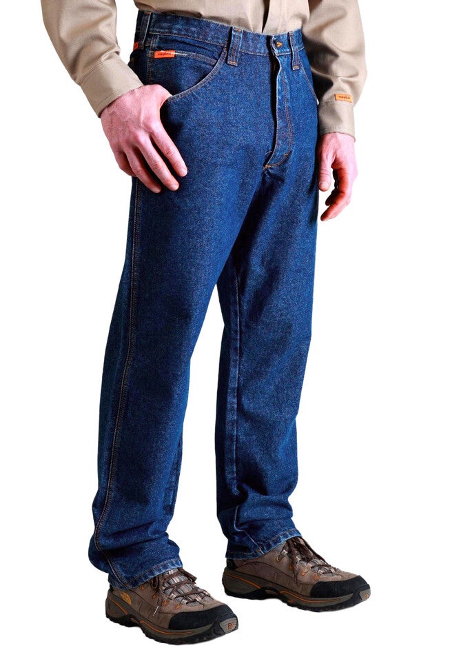 Flame Resistant Relaxed Fit Jeans, ANTIQUE INDIGO, hi-res image number null