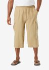 Gauze Cargo Judo Shorts, KHAKI, hi-res image number null