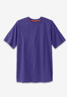 Boulder Creek® Heavyweight Jersey Crewneck T-Shirt, BRIGHT PURPLE, hi-res image number null