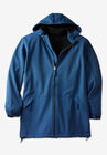 Fleece-Lined Rain Coat, BLUE INDIGO, hi-res image number null