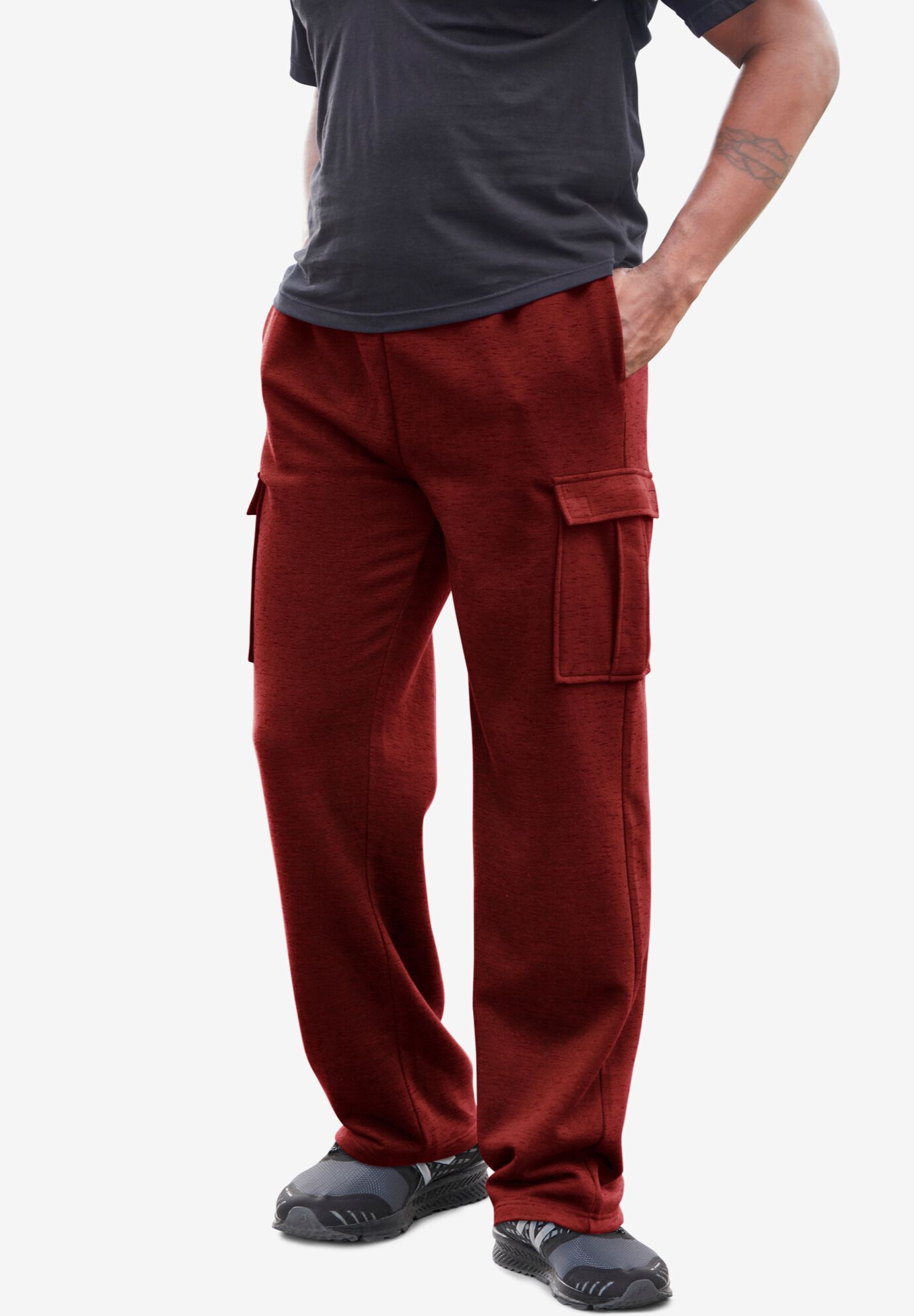 big and tall cargo sweatpants