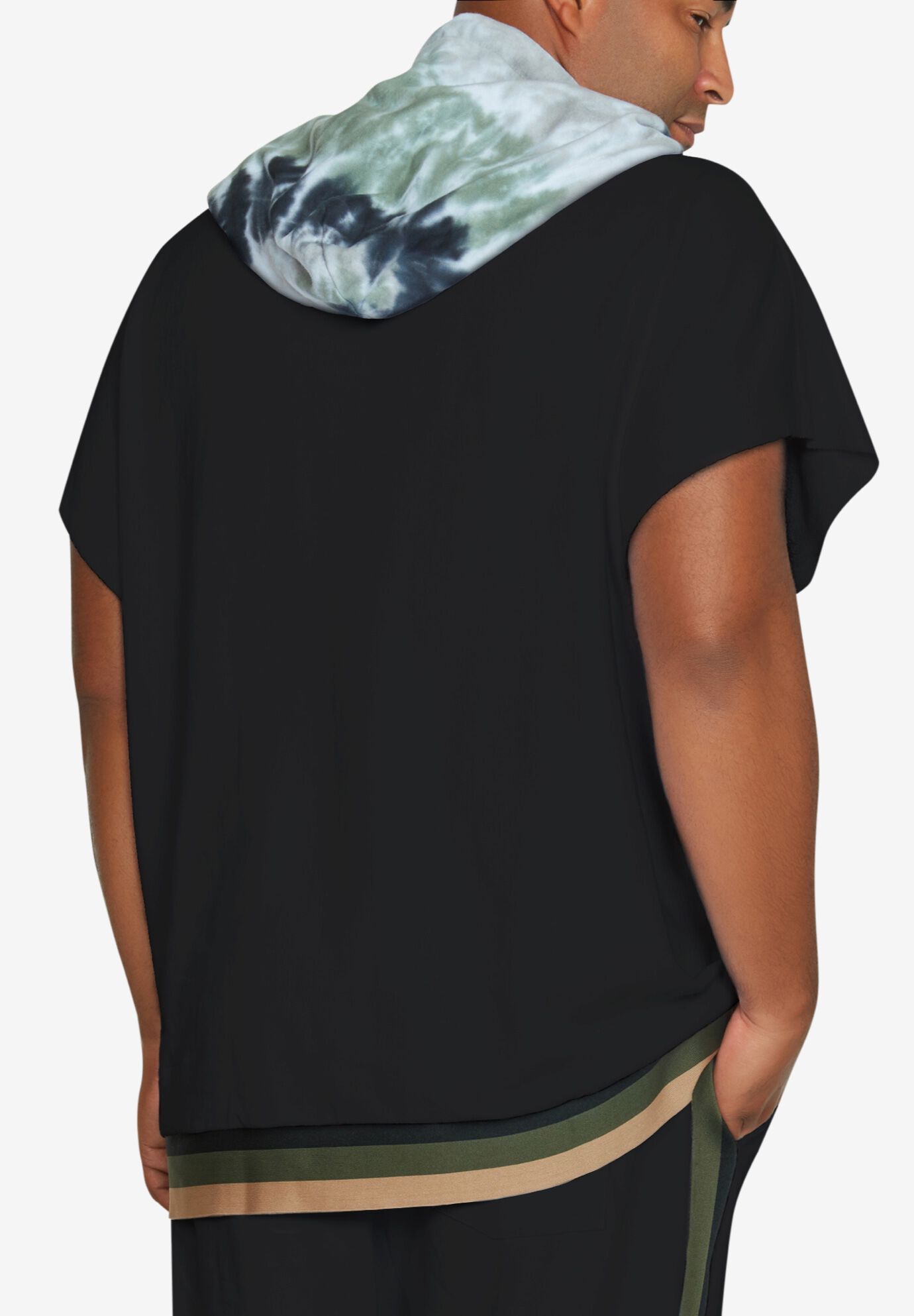 MVP Collections&reg;&nbsp;Short-Sleeve Tie-Dye Hoodie, , on-hover image number 1