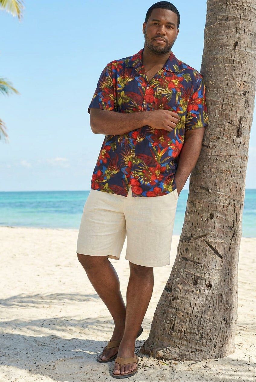 Printed Camp Shirt