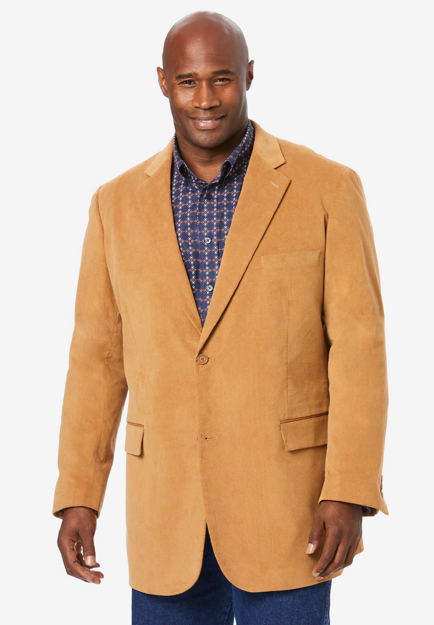 Corduroy Blazer, TAN, hi-res image number 0