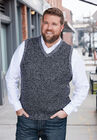 Shaker Knit V-Neck Sweater Vest, , alternate image number null
