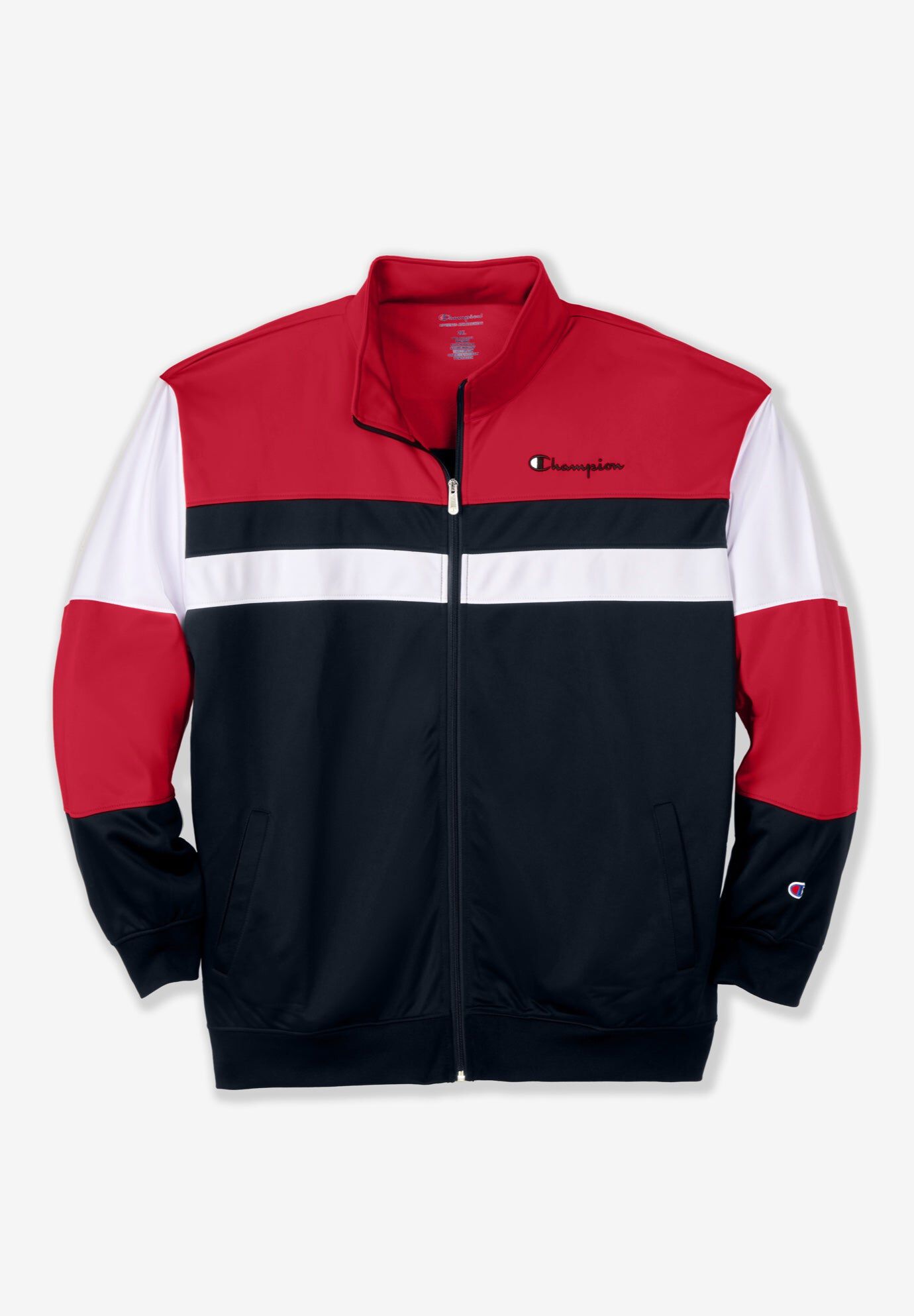 Champion® Colorblock Track Jacket | Fullbeauty Outlet