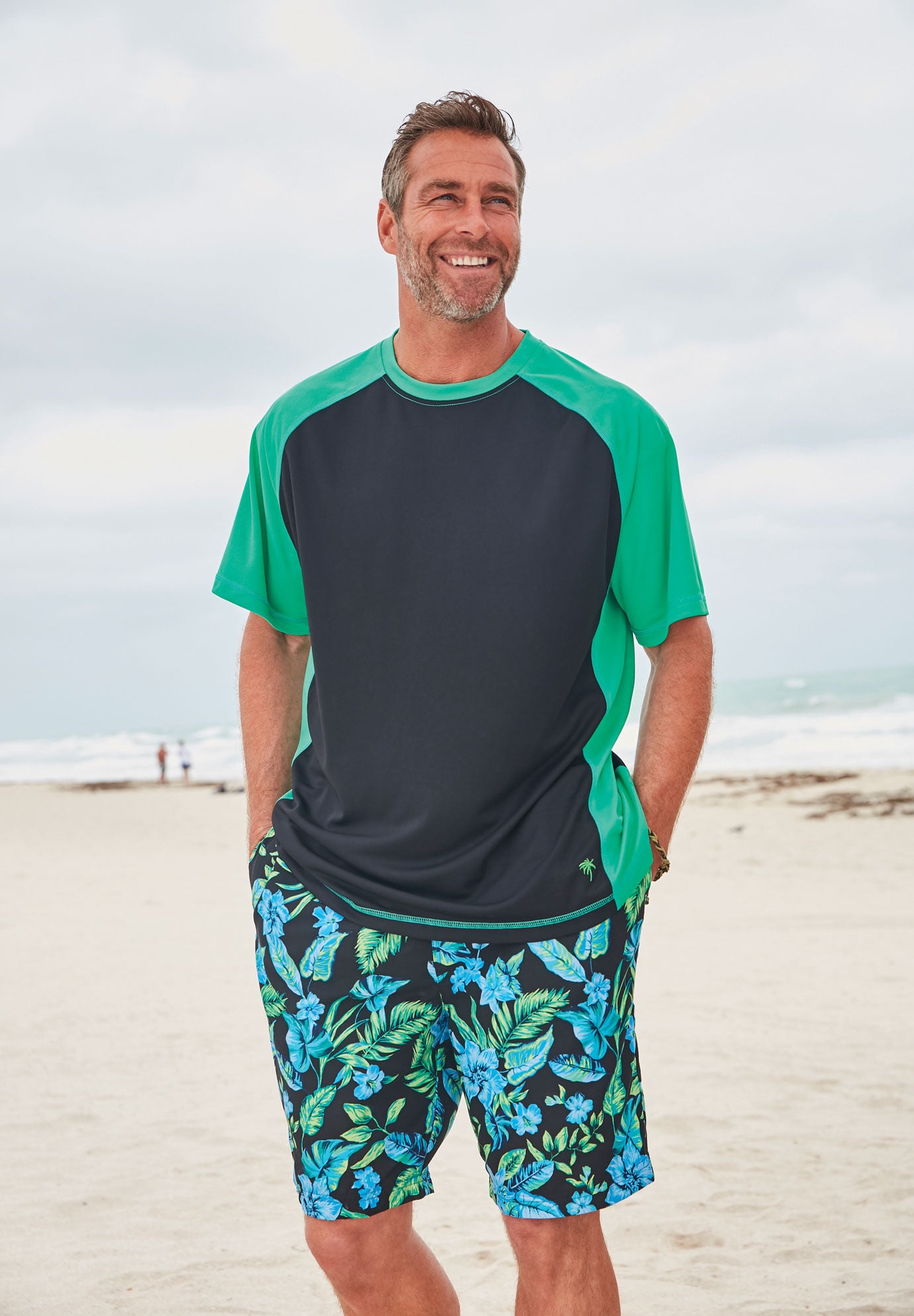 big and tall swim shirt