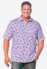 Lightweight Pocket Golf Polo Shirt, SOFT PURPLE BULL, hi-res image number null