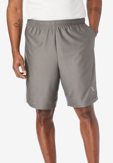 Performance Mesh Side Panel Shorts, STEEL, hi-res image number null