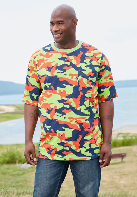 Boulder Creek® Heavyweight Crewneck Pocket T-Shirt, , alternate image number null