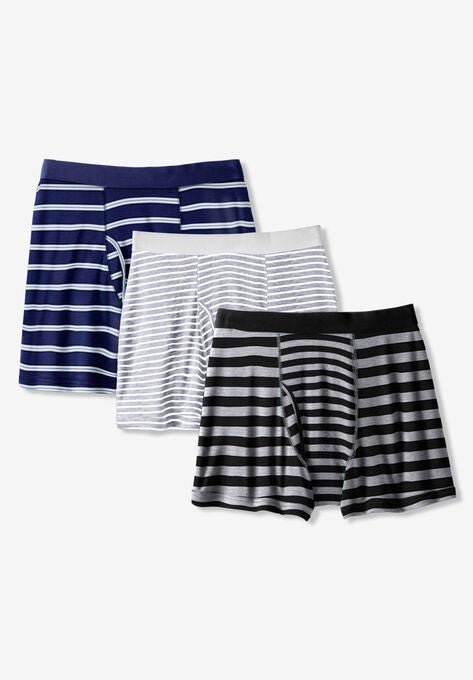 Cotton Cycle Briefs 3-Pack, NOVELTY STRIPE, hi-res image number null