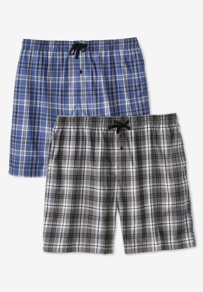 Hanes® PJ shorts 2-pack, MULTI, hi-res image number 0