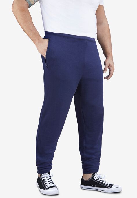 Jersey Jogger Pants, NAVY, hi-res image number null