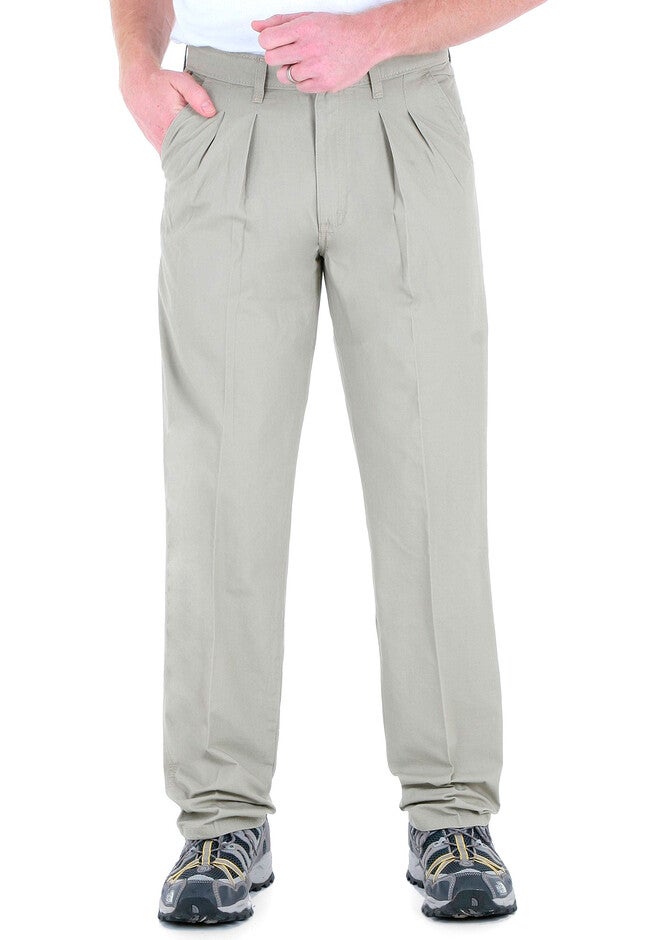 Elastic Waist Jeans by Wrangler®, KHAKI, hi-res image number 0