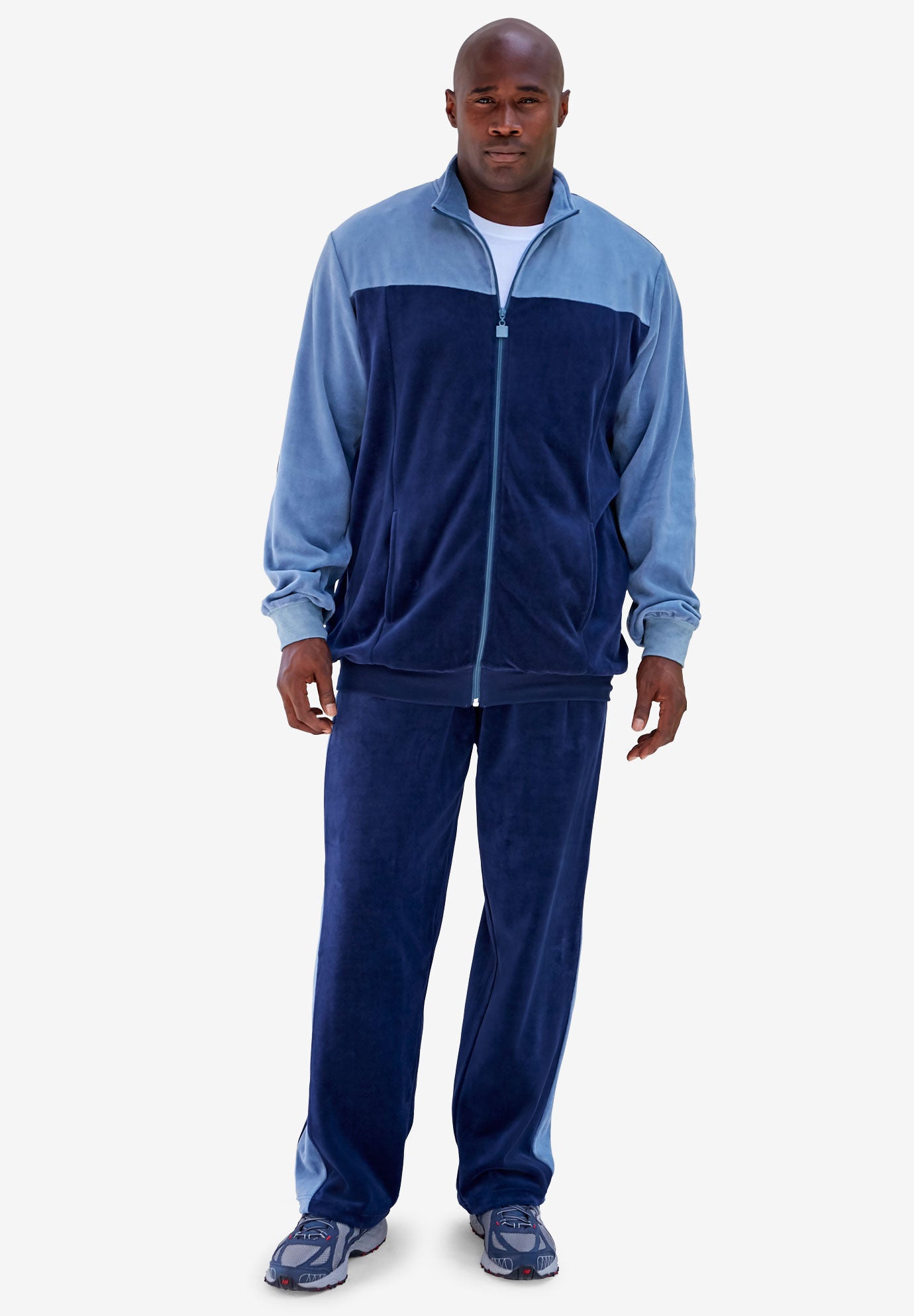 Big and hotsell tall velour tracksuit
