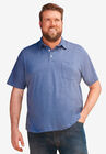 Shrink-Less™ Lightweight Polo T-Shirt, , alternate image number null