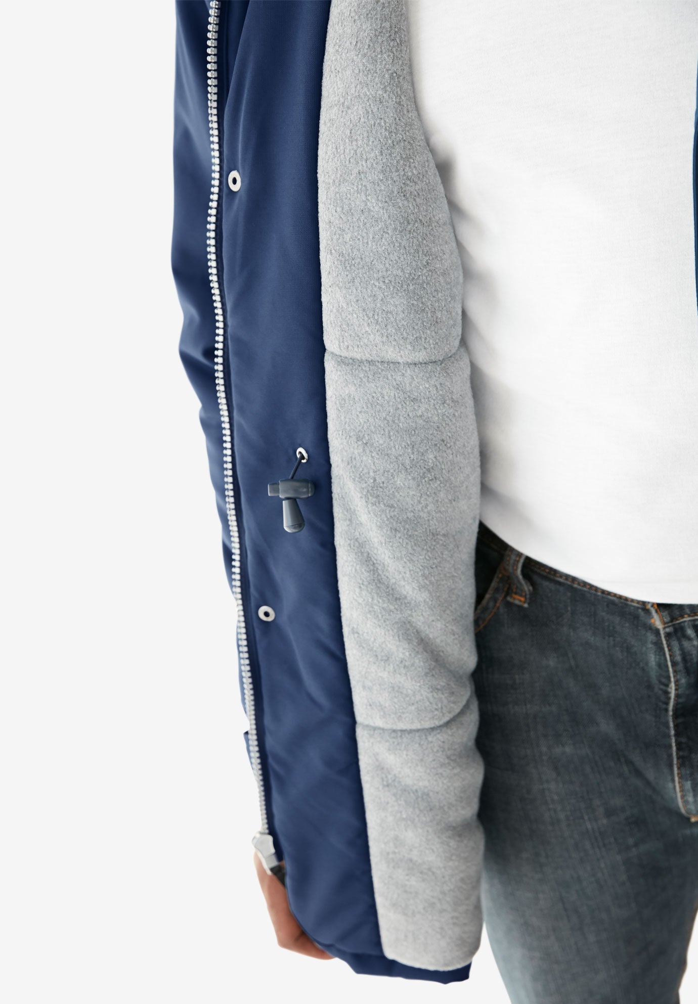 Fleece-Lined Parka with Detachable Hood and 6 Pockets, , alternate image number 5