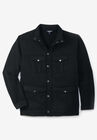Sweater Fleece Multi-Pocket Jacket, BLACK, hi-res image number null