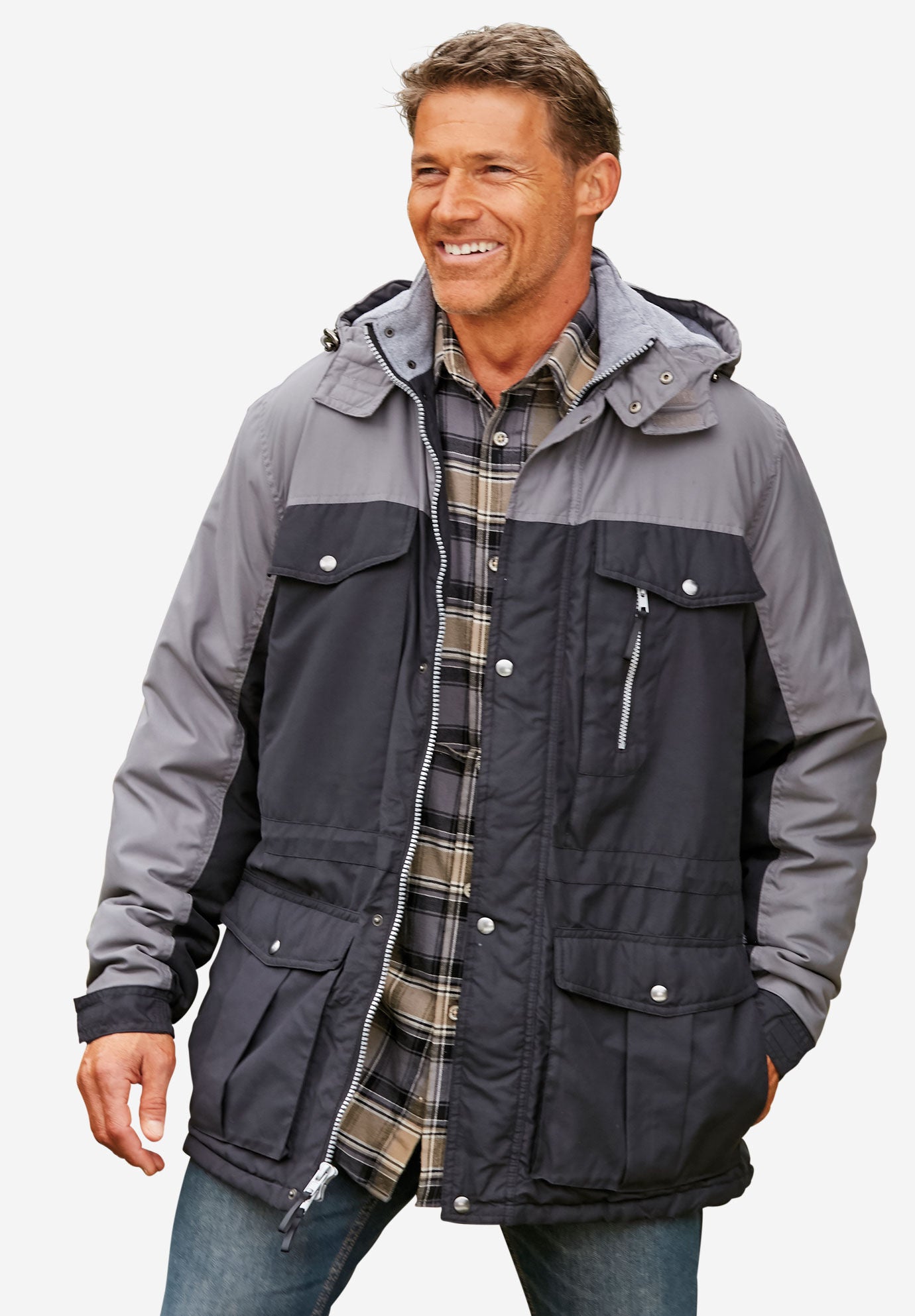 Boulder Creek® Colorblock Expedition Parka, , alternate image number 4