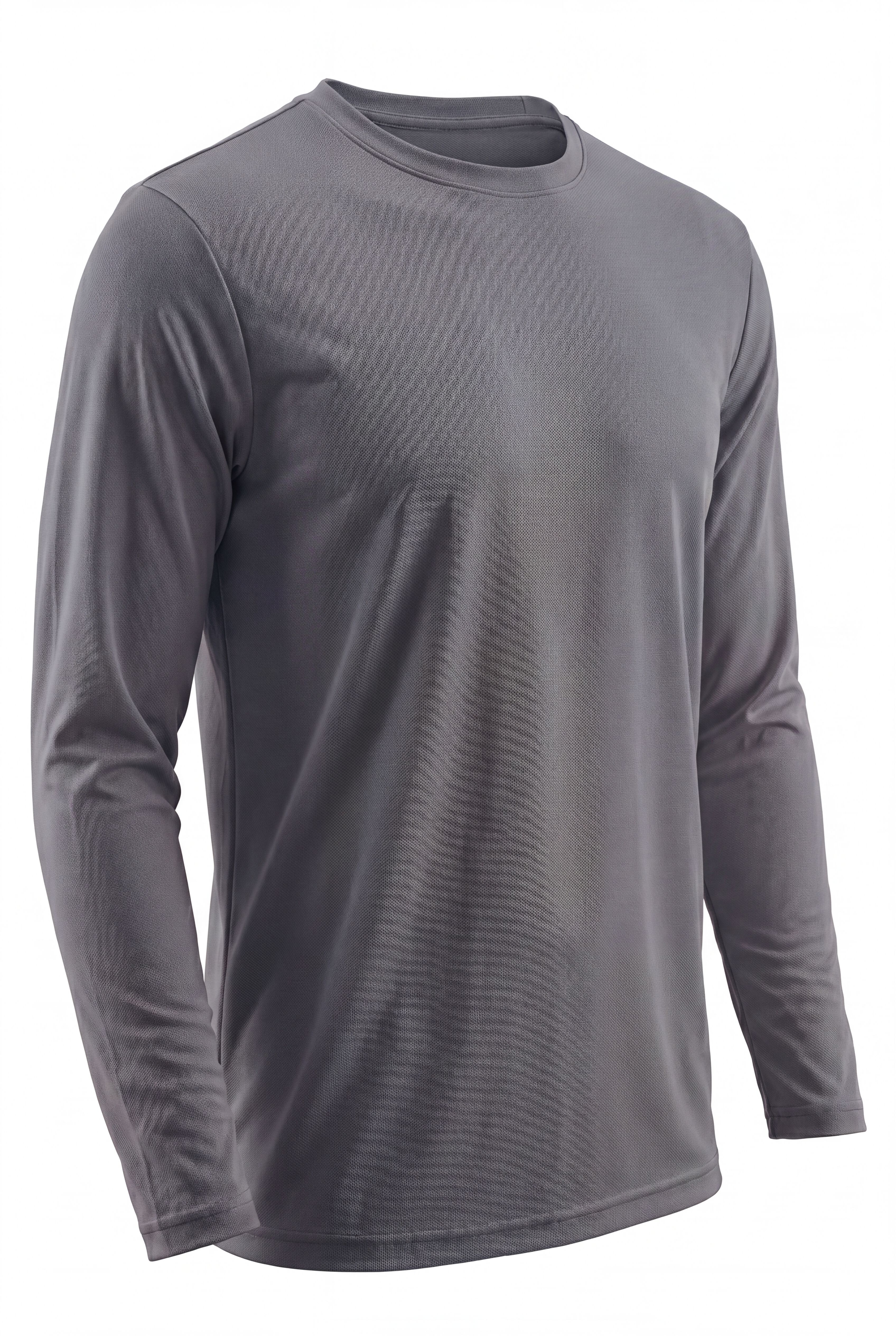 UPF 50 Long Sleeve Swim Top, STEEL, alternate image number 5