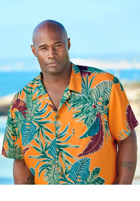 Ks Island Tropical Rayon Short Sleeve Shirt Big And Tall Shirts