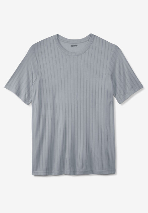 Plaited Crewneck Shirt, GREY, hi-res image number null