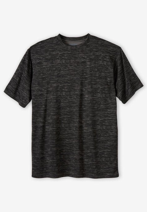 Moisture Wicking Printed Tee, BLACK STEEL, hi-res image number null