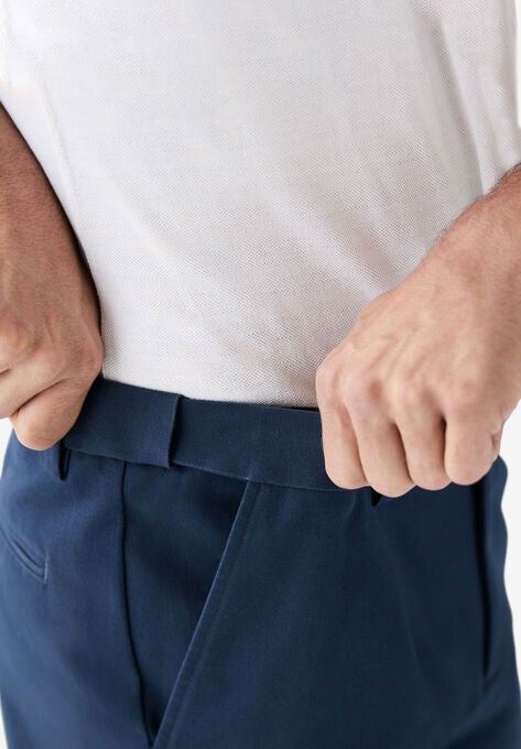 Classic Fit Wrinkle-Free Expandable Waist Plain Front Pants, , alternate image number null