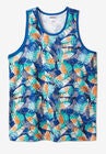 Shrink-Less™ Lightweight Tank, COBALT LEAF, hi-res image number null