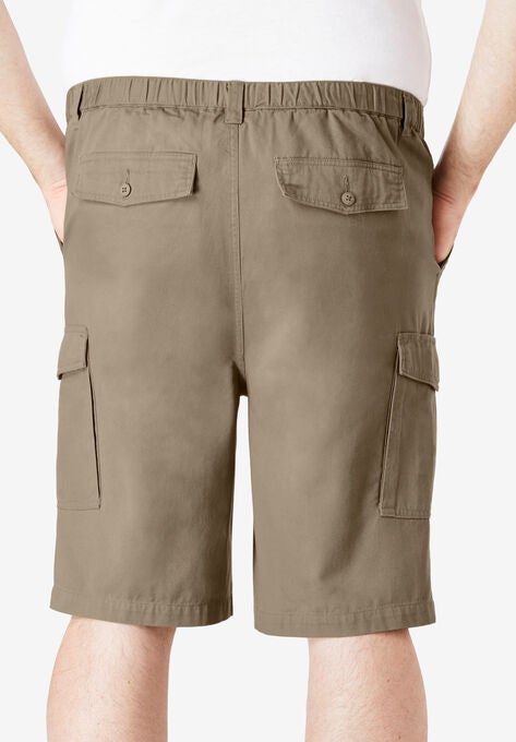 Boulder Creek® Renegade 9" Full Elastic Waist Cargo Shorts, , on-hover image number null