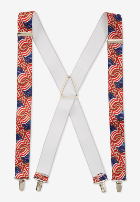 Multi-Color Suspenders, AMERICANA, hi-res image number null