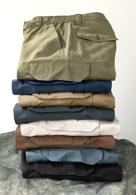 Boulder Creek® Renegade Side-Elastic Waist Single Pocket Cargo Pants, , alternate image number null
