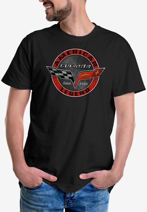 General Motors® Car Graphic Tee, CORVETTE, hi-res image number null