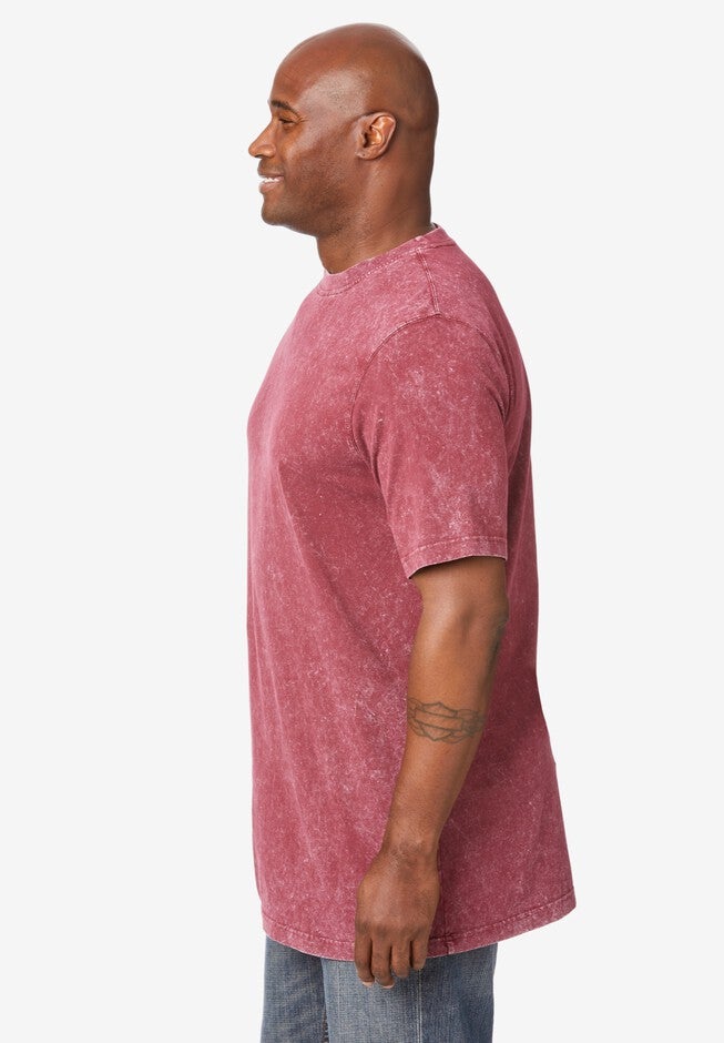 Longer-Length Vintage Shrink-Less Crewneck Tee, , alternate image number null