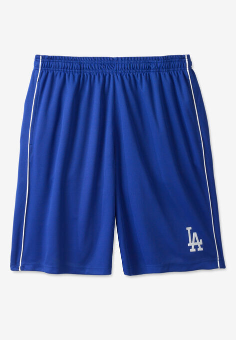 MLB Birdseye Textured Shorts, LOS ANGELES DODGERS, hi-res image number null