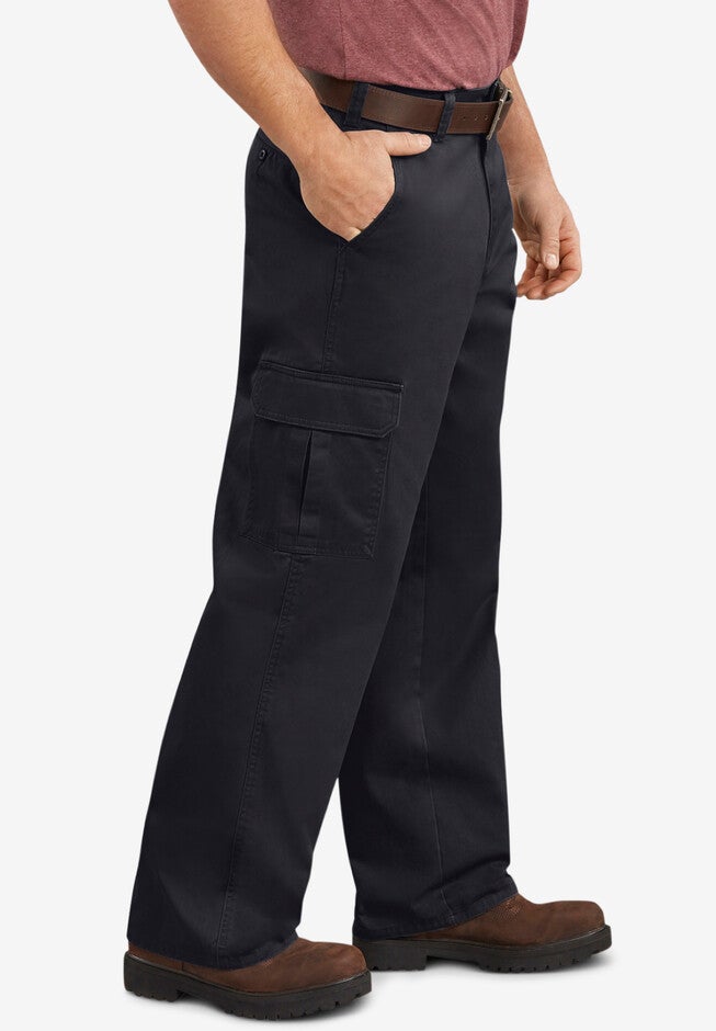 Loose Fit Straight Leg Cargo Pants, , alternate image number null