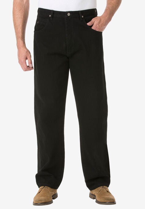 Wrangler® Relaxed Fit Classic Jeans, BLACK DENIM, hi-res image number null