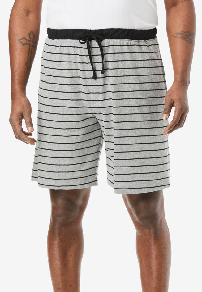 Hanes® 2-Pack Knit Sleep Shorts, , on-hover image number 1