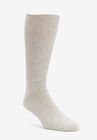 Diabetic Crew Socks, HEATHER GREY, hi-res image number null